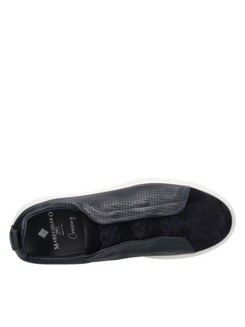 Slip-on in pelle e camoscio MARECHIARO 1962 | 3624 CAM.-PELLE INTR.MIDNIGHT